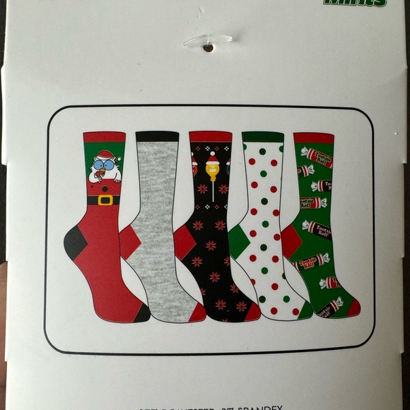 Pickle & Dot Christmas Novelty Socks - 5 Pack NWT - Picture 3 of 5